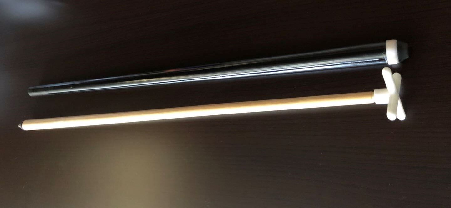 2 x 2-Piece Economic Pool Assist Cue with X head - 57" for Billiard Snooker