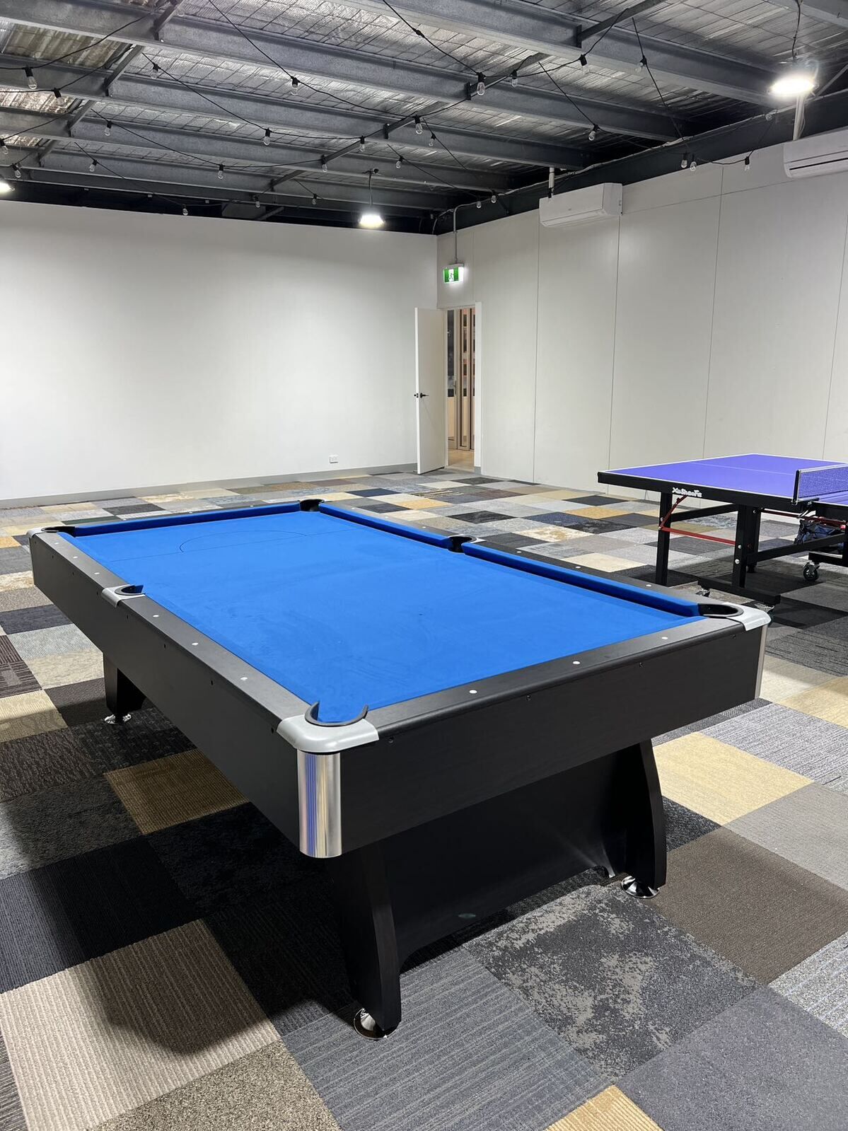 8FT PUB SIZE POOL TABLE SNOOKER BILLIARD TABLE 25MM TABLE TOP WITH FULL SIZE TABLE TENNIS TOP