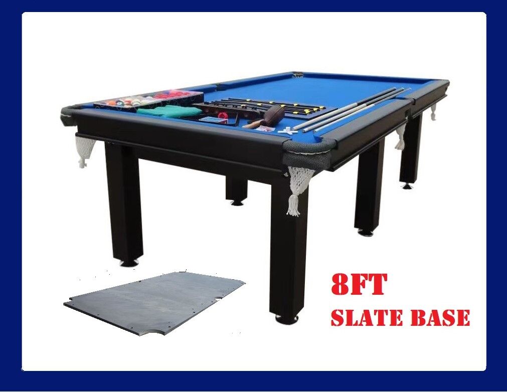 PICK UP - Brand New 8FT SLATE Pool Table Billiard Snooker Table With All Accessories